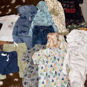 Baby boys 0-3 clothing lot